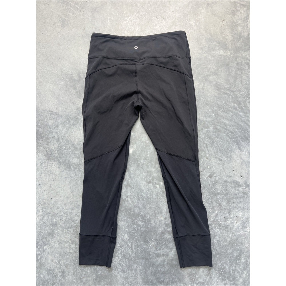 Lululemon Women's Black Leggings Size‎ 10 Sku280